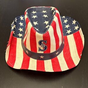 Seattle Mariners Giveaway American Flag Cowboy Hat